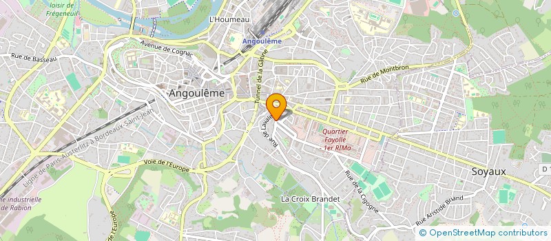 localisation de l'entreprise MADAME MARIE COUPRIE à ANGOULEME