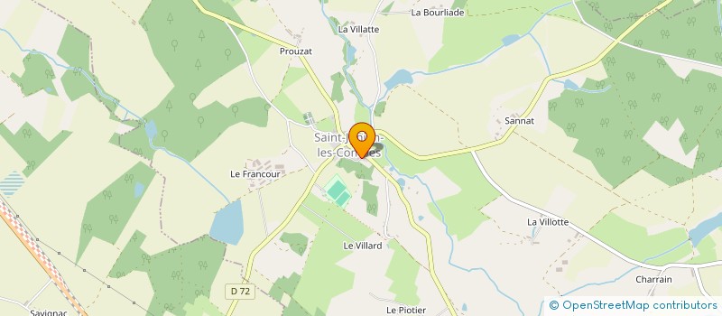 localisation de l'entreprise MADAME MARIE COURBATERE à SAINT-BONNET-DE-BELLAC