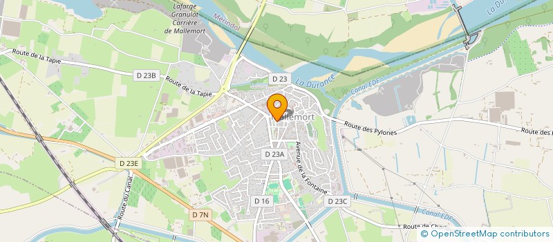 localisation de l'entreprise MADAME MARIE COURBET  MALLEMORT