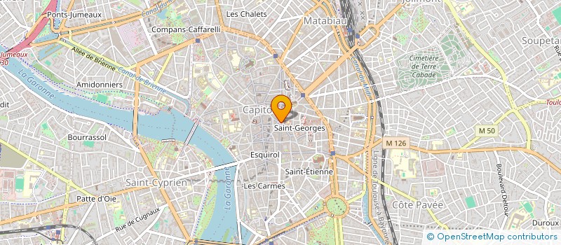 localisation de l'entreprise MADAME MARIE COURDESSES  TOULOUSE