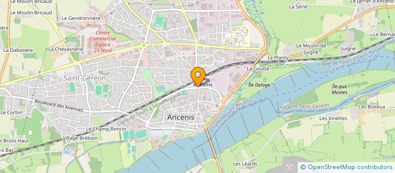localisation de l'entreprise MADAME MARIE COUREAU  ANCENIS-SAINT-GEREON