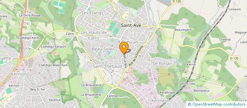 localisation de l'entreprise MADAME MARIE COURIAUT  SAINT-AVE