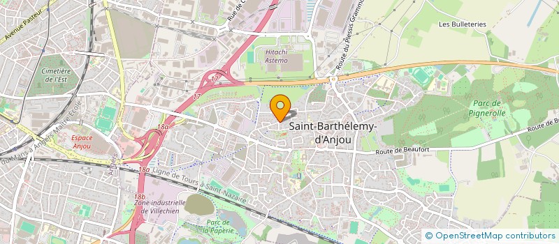 localisation de l'entreprise MADAME MARIE COURILLEAU  LES PONTS-DE-CE