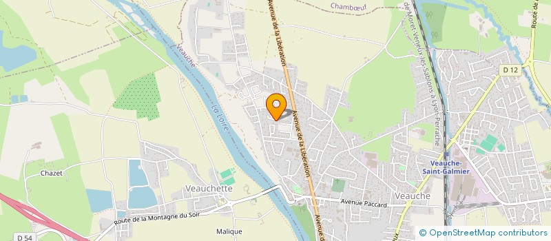 localisation de l'entreprise MADAME MARIE COURNUT  VEAUCHE