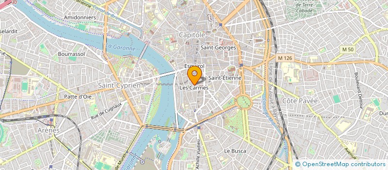 localisation de l'entreprise MADAME MARIE COURONNE  TOULOUSE