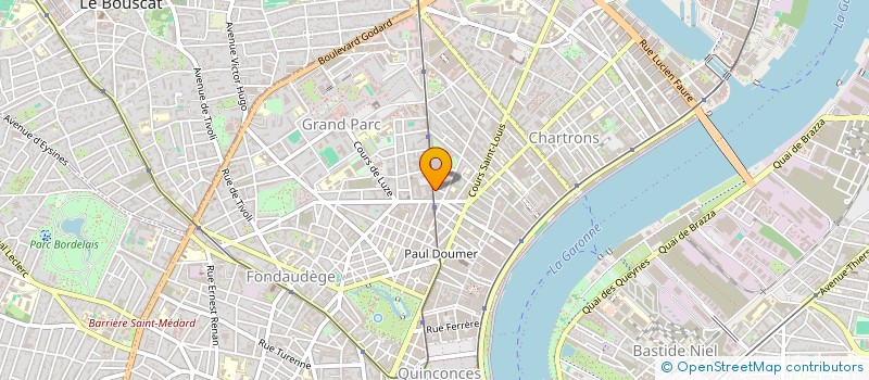 localisation de l'entreprise MADAME MARIE COURRIER  BORDEAUX