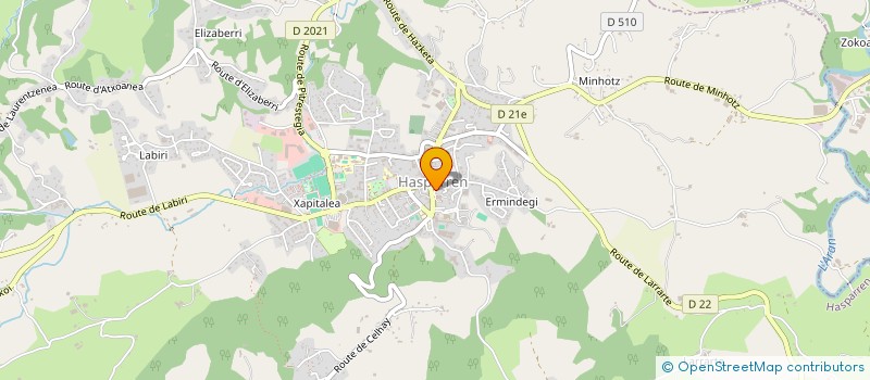 localisation de l'entreprise MADAME MARIE COURTELARRE  HASPARREN