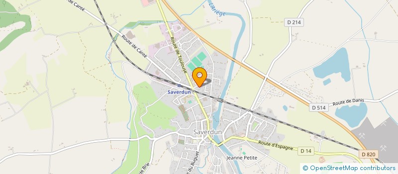 localisation de l'entreprise MADAME MARIE COURTHIEU à SAVERDUN
