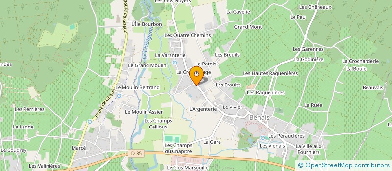 localisation de l'entreprise MADAME MARIE COURTOIS  BENAIS