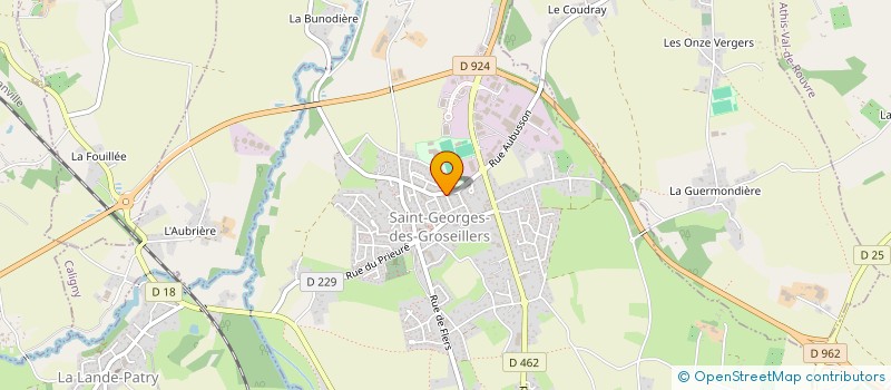 localisation de l'entreprise MADAME MARIE COUSIN à SAINT-GEORGES-DES-GROSEILLERS