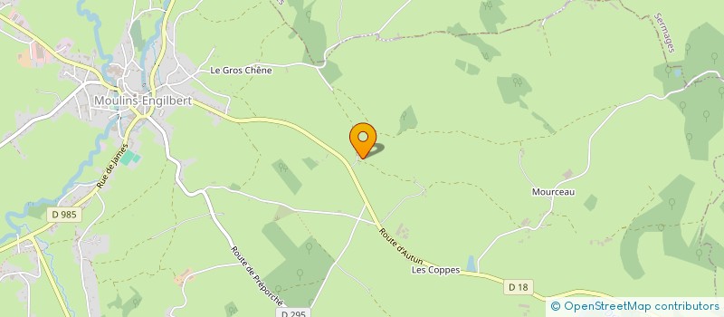 localisation de l'entreprise MADAME MARIE COUSSON  MOULINS-ENGILBERT