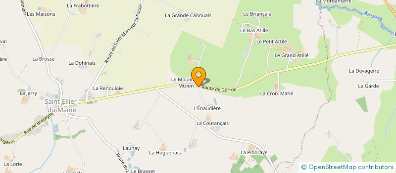 localisation de l'entreprise MADAME MARIE COUTARD à SAINT-ELLIER-DU-MAINE