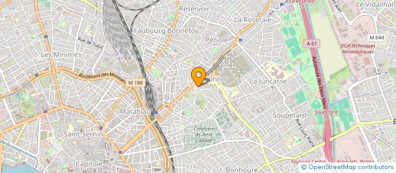 localisation de l'entreprise MADAME MARIE COUTHENX à TOULOUSE