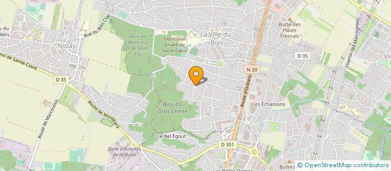 localisation de l'entreprise MADAME MARIE COUTIER à LA VILLE-DU-BOIS