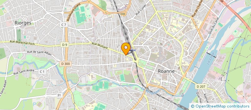 localisation de l'entreprise MADAME MARIE COUTINHO à ROANNE