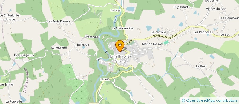 localisation de l'entreprise MADAME MARIE COUTOUT à JUMILHAC-LE-GRAND