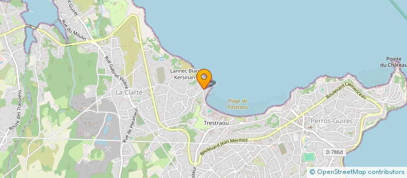 localisation de l'entreprise MADAME MARIE CRAIGNOU  PERROS-GUIREC