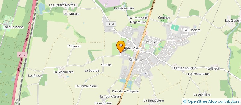 localisation de l'entreprise MADAME MARIE CRAUSSIER  SORIGNY