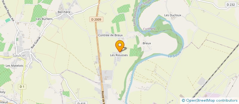 localisation de l'entreprise MADAME MARIE CREGUT à SAINT-POURCAIN-SUR-SIOULE