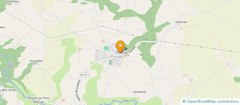 localisation de l'entreprise MADAME MARIE CRENN  PLOUYE