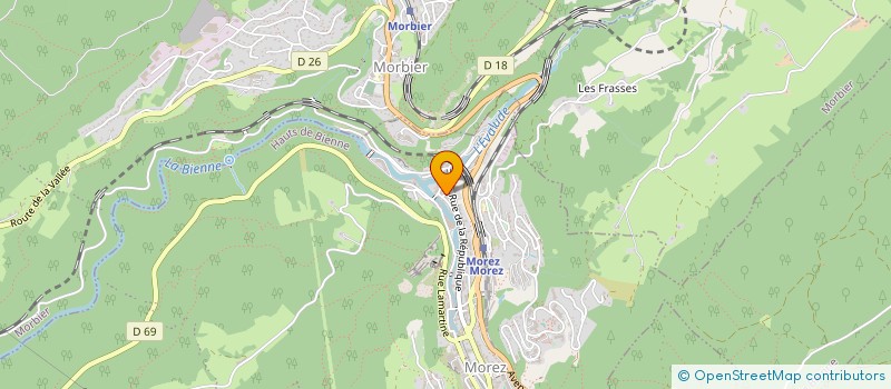 localisation de l'entreprise MADAME MARIE CRETIN à HAUTS DE BIENNE