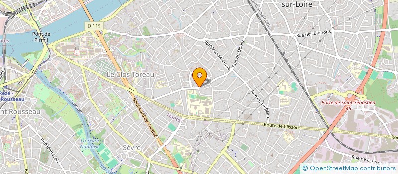 localisation de l'entreprise MADAME MARIE CREUSE à SAINT-SEBASTIEN-SUR-LOIRE