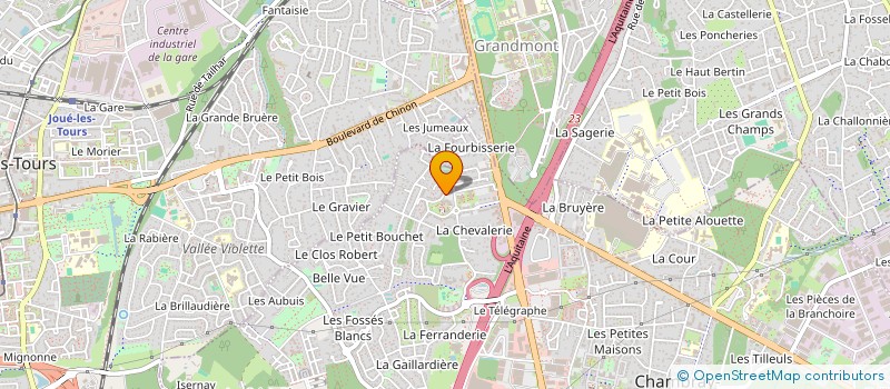 localisation de l'entreprise MADAME MARIE CREVENAT  CHAMBRAY-LES-TOURS