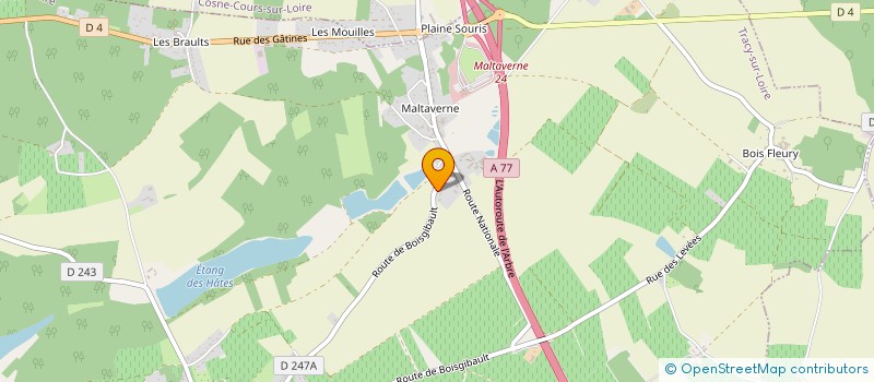 localisation de l'entreprise MADAME MARIE CROCHET à TRACY-SUR-LOIRE