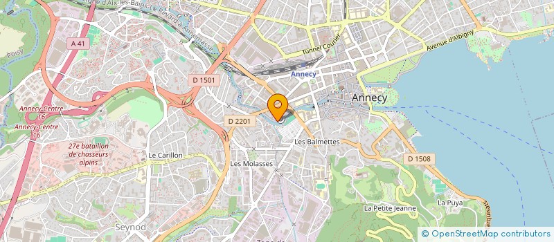 localisation de l'entreprise MADAME MARIE CROISILLE à ANNECY