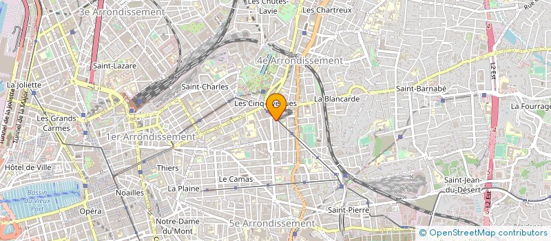 localisation de l'entreprise MADAME MARIE CROLBOIS à MARSEILLE 4EME