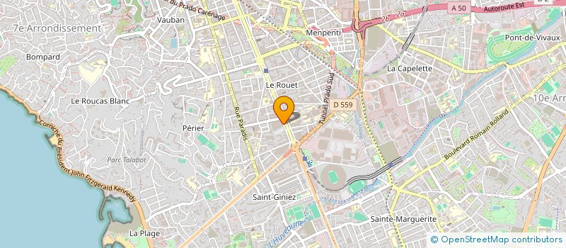 localisation de l'entreprise MADAME MARIE CROS  MARSEILLE