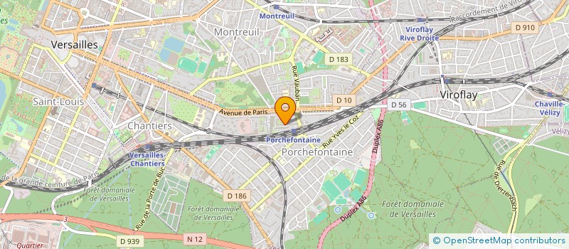 localisation de l'entreprise MADAME MARIE CUDRAZ à VERSAILLES