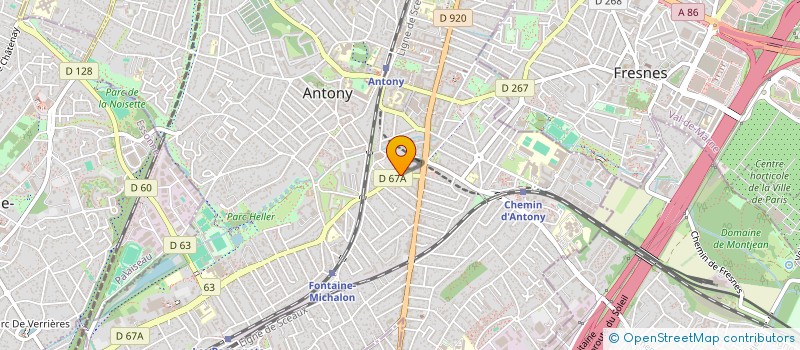 localisation de l'entreprise MADAME MARIE CUENOT à ANTONY