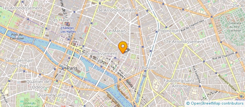 localisation de l'entreprise MADAME MARIE CUNY  PARIS