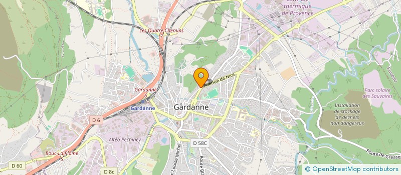 localisation de l'entreprise MADAME MARIE CUSENIER à GARDANNE
