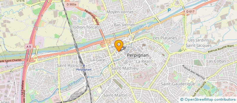 localisation de l'entreprise MADAME MARIE CUSSAC  PERPIGNAN