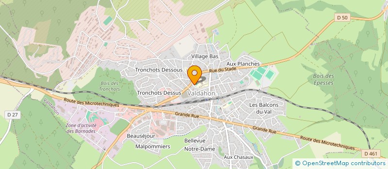 localisation de l'entreprise MADAME MARIE CUTULI  VALDAHON