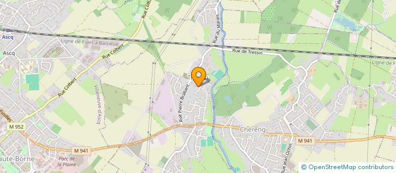 localisation de l'entreprise MADAME MARIE CUVELIER  TRESSIN