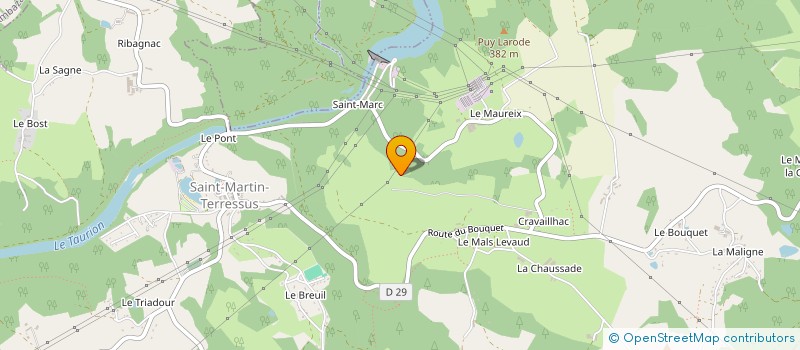 localisation de l'entreprise MADAME MARIE D'ARENBERG à SAINT-MARTIN-TERRESSUS