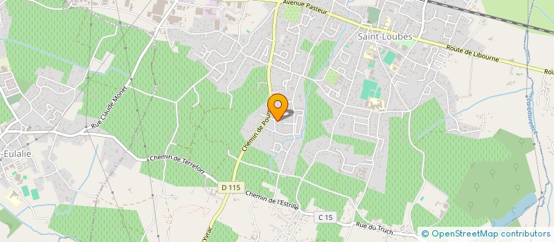 localisation de l'entreprise MADAME MARIE D'AUBER DE PEYRELONGUE  LA TESTE-DE-BUCH