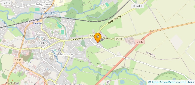 localisation de l'entreprise MADAME MARIE D HAUTEFEUILLE  MARCONNE