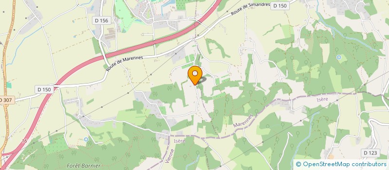 localisation de l'entreprise MADAME MARIE DA CUNHA LOPES MARQUES  SIMANDRES