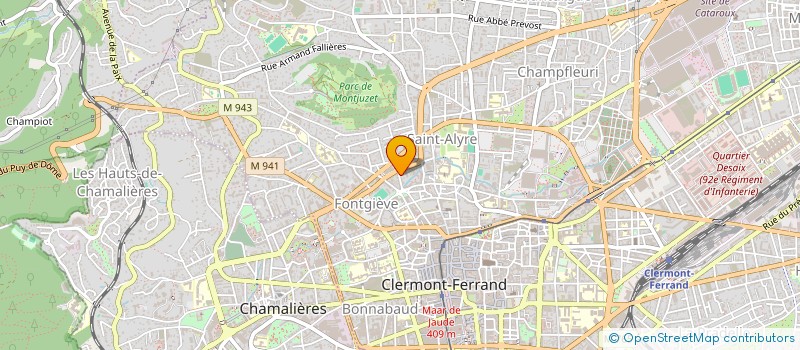 localisation de l'entreprise MADAME MARIE DA SILVA  CLERMONT-FERRAND