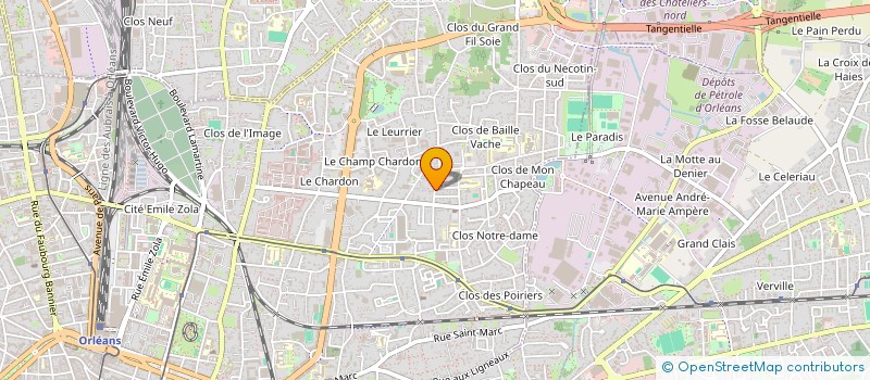 localisation de l'entreprise MADAME MARIE DA SILVA à ORLEANS