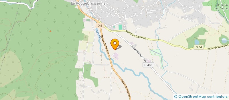 localisation de l'entreprise MADAME MARIE DADONE à LA ROQUEBRUSSANNE