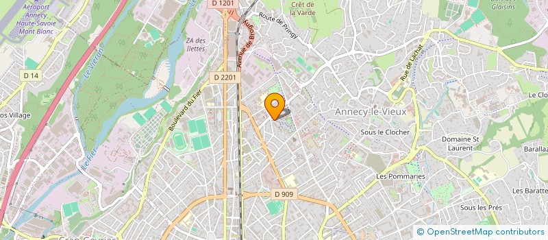 localisation de l'entreprise MADAME MARIE DAIFI  ANNECY