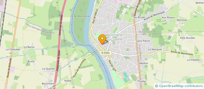 localisation de l'entreprise MADAME MARIE DALAPA-AMANA  MONTMERLE-SUR-SAONE