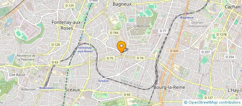 localisation de l'entreprise MADAME MARIE DALLARD à FONTENAY-AUX-ROSES