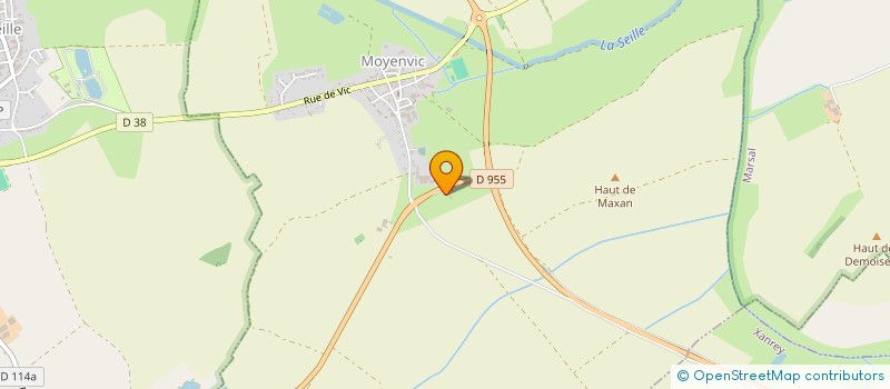 localisation de l'entreprise MADAME MARIE DAMEN  MOYENVIC