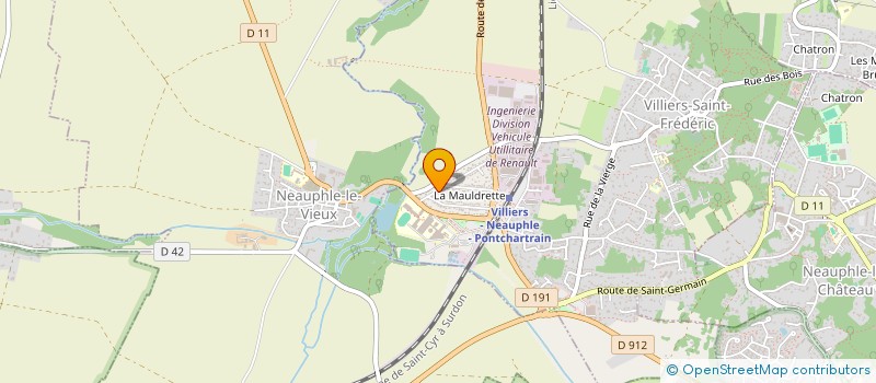 localisation de l'entreprise MADAME MARIE DAMOUR  VILLIERS-SAINT-FREDERIC